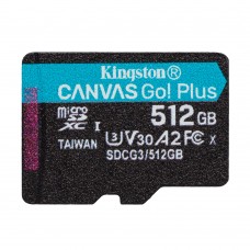 Карта памяти MicroSDXC 512ГБ Kingston Canvas Go! Plus