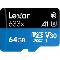 Карта памяти microSDXC Card 64GB Lexar