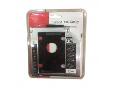 Адаптер для установки HDD/SSD вместо DVD в лаптоп (9мм)