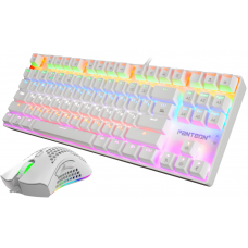 Игровой комплект механическая клавиатура + мышь PANTEON GS800